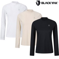 [블랙야크]25년SS 여름용 긴팔 티셔츠 여성 아이스프레쉬 터틀넥 베이스레이어 1BYETMU502