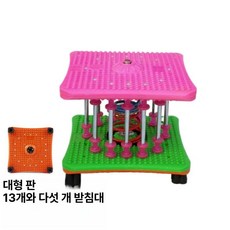 트위스터 운동기구 옆구리 운동 뱃살 빼는 실내 스트레칭, 1개, 13곡 대형 패널 5개 받침대