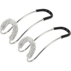 HEROFFIX 지갑 및 가방 우산 등 카시트 헤드레스트 후크 튼튼한 백 오거나이저 화이트 라인스톤 4.33x1.42, White