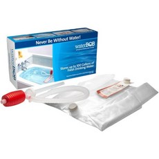 WaterBOB 욕조 저장 비상 식수 용기 손 펌프 포함 재난 및 허리케인 생존용 BPA 프리 (100갤런) (1팩), WaterBOB 욕조 저장 비상 식수 용기, 손 펌프