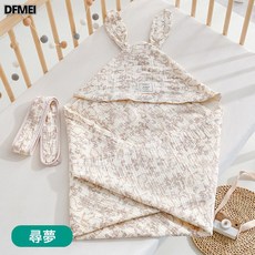 DFMEI 包被嬰兒初生純棉a類新生寶寶春夏天產房紗布包單四季薄款抱被, 尋夢