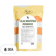 카일스 제주 말차 파우더, 500g, 3개, 1개입