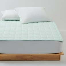 JAJU 엠보 서커 고정밴드 패드 SS 라이트민트 J606203000245 553148, 화이트