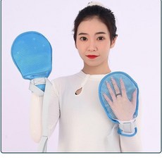 拔管約束手套 老人防抓撓防自傷手腕固定手套 舒適透氣, 1個, 新品透氣  一對, N/A