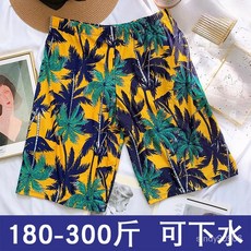 【潮胖穿搭】大尺碼泳褲男長款，300斤特大號加大尺碼運動短褲，大碼泳褲大號泳褲加肥加大泳褲大尺碼泳褲