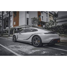 ARMA SPEED Porsche Taycan碳纖維套件，提升操控，個性化改裝, 1個, 碳纖維側裙一對