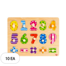 투키토이 숫자꼭지 퍼즐, 10개, 15피스