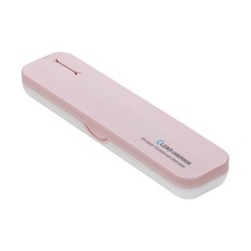 클린챔버 국내제조 UV LED USB C타입 충전식 휴대용 칫솔살균기 CC-C210, 핑크, USB 충전식