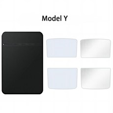 頂棚遮陽簾 適用於 Tesla Model 3 Y, 1個, Model Y 磁吸冰晶帘-2件套