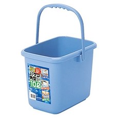 산코 플라스틱 (SankoPlastic) 뉴 터프 버킷 각형 10L 스톤 블루