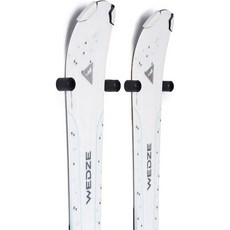 8 PCS 스키 월 마운트 보관 손상 없는 행거 현대적인 플로팅 버티컬 랙 안전하게 걸거나 전시할 수 있는 클립 후크 홀더 공간 절약형 장비 정리함, 신제품 8개 세트 스키 벽걸이 보관대 – 손상 없는 걸, 1개