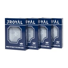 제이로얄 트럼프카드 J ROYAL, 혼합색상, 4개