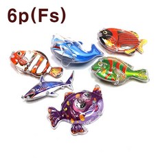6p Rs 자석 낚시놀이용 열대어 물고기, 6p(Fs)물고기