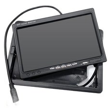 크레인 HD 카메라 8배 모니터링 굴삭기 지게차 붐 10인치 덤프트럭 암헤드24V, C. IPS 23cm AV/DC 포트
