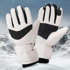 보드장갑 겨울 보드 스키장갑 방풍방수 스마트터치 미끄럼방지, 남성_블랙