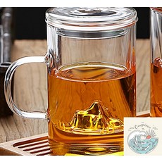 우솝상점 로하티 포트리 내열유리 티머그 500ml 홍차 심플한 선물용