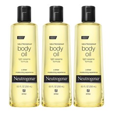 뉴트로지나 세서미 바디오일, 250ml, 3개