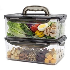 에이엘에스 비스프리 트라이탄 밀폐용기 김치통, 2개, 2.9L