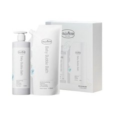 貝恩嬰兒泡泡香浴組 (500ml+800ml補充包) - 溫和清潔、舒緩保濕，給寶寶最安心的呵護, 1個