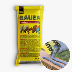 원씰 바우어 Bauer 시멘트 짜서 사용하는 접착 몰탈 보수 폴리머 회색 2kg