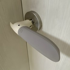 카멜리안 버드 실리콘 문손잡이 커버 도어 문고리 손잡이, 그레이