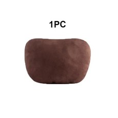 목쿠션 목베개 문레스트 헤드레스트 헤스트2개 자동차목베개 블랙, Brown 1Pc