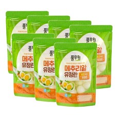 풀무원 깐 메추리알 유정란, 7개, 190g
