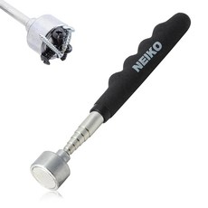 네이코 마그네틱 텔레스코핑 픽업 툴 조절형 미러 플래시라이트 세트, Pick Up Tool, 25 Pound