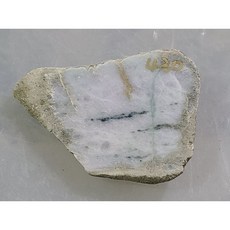 七彩翡翠 翡翠 天然 原石 翡翠毛料 半明料 改口料 局部拋光 台灣現貨 430g, 1個