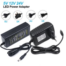 AC 100-240V를 DC 5V 12V 24V로 변환하는 1A 2A 3A 4A 5A 6A 10A 전원 어댑터 조명 변압기 LED 스트립 라이트 CCTV용, [39] 12V 8A, [05] UK Plug