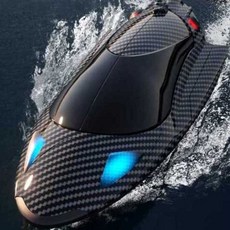 rc보트 무선조종 수냉식 입문용 전동 고속 선박 제어, 1개, 블랙 + 배터리 2개