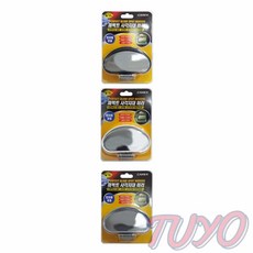 투요 사각 방지 보조 미러 차량용미러 사이드미러보조거울 차량용보조거울, 블랙