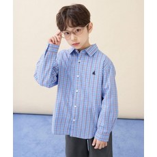 빈폴 키즈 BI6164U05P 클래식 체크 셔츠 블루 945900