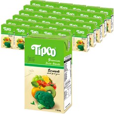 Tipco 綠花椰菜綜合果汁, 110ml, 36個