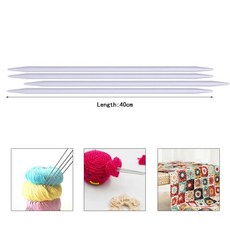 직선형 뜨개질 바늘 크로셰 훅 사이즈, 1개