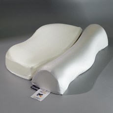 머스코 수면베개 SBU16J25 목베개 메모리폼베개, 1개, 화이트+그레이 1개