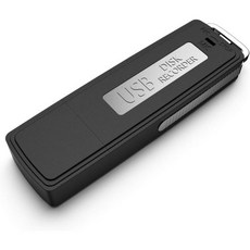 미니 음성 녹음기 Lgsxe 16GB 소형 USB 녹음기 윈도우 호환 슬림 디지털 사운드 오디오 (검정색), 미니 음성 녹음기, Lgsxe 16GB 소형 USB 녹