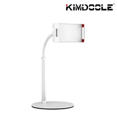 Kimdoole VESA 모니터 데스크 마운트 단일 스탠드 독립형 13'' ~ 컴퓨터 화면에 최적(높이 조절 가능), 01 KD-199-Clip-W