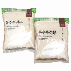 새마원 소연 NON GMO 옥수수전분 100프로 콘스타치, 1kg, 2개