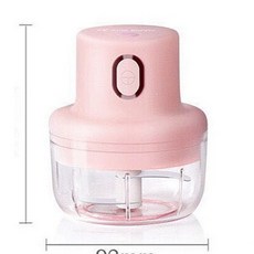 NEW 臺灣新款家用智能電動蒜泥器，充電式迷你蒜泥機，多功能絞肉切菜神器, 1個, 小杯 二刀 100ML