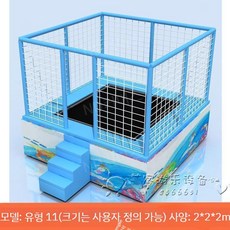 야외 광장 트램폴린 슬라이드 점핑 머신 방방 유치원 공원 가드레일, A. 라이트퍼플