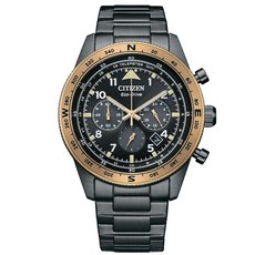 CITIZEN 星辰錶 Chronograph 奪耀時刻 三眼 光動能手錶 (CA4556-89E) 43mm