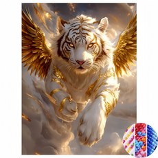 상덕 보석십자수 DIY 키트 캔버스형 액자40 x 50cm, 1개, YH025