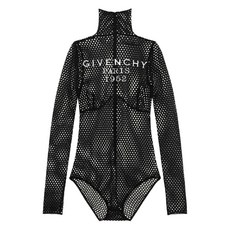 지방시 메시 이펙트 긴소매 바디수트