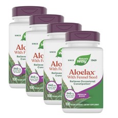 네이처스웨이 알로에락스 페넬 씨드 함유 캡슐 Nature's Way Aloelax, 4개, 100정