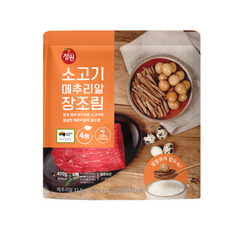[정원식품] 소고기 메추리알 장조림, 1개, 400g