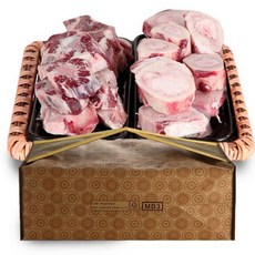 프리미엄 한우 사골 2kg+소꼬리뼈 2kg 추석 명절선물세트, 1개