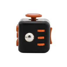AB3 療癒魔方 Fidget Cube 紓壓方塊, 【AB3】10#黑紅色(附吊繩!), 1個