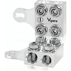 볼트 다운 엔드 또는 나사형 스터드가 있는 리튬 AGM 납축 배터리용 V게이트 8방향 배터리 단자 커넥터 M6 1/4"-20, O8-M6(M6 & 1/4”-20)