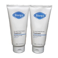 <BIORGA TREATMENT> 바이오가 노워시 프로틴 부스터 트리트먼트 (바이오가트리트먼트) BIORGA노워시, 2개, 300ml